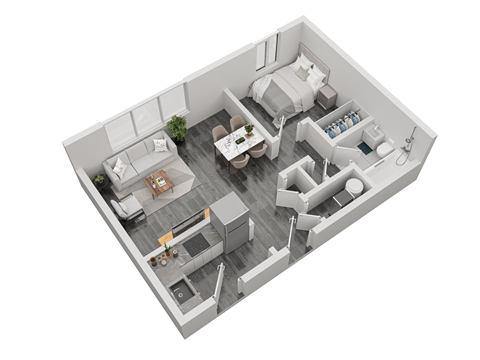 Costa Vue 1 Bedroom Floorplan